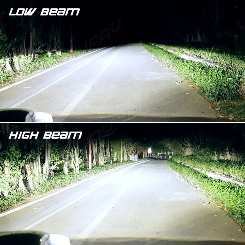 CHUSYYRAY 4X LED Headflight For Can-Am Defender HD5 HD8 HD10