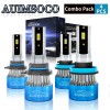 AUIMSOCO For Ford F150 2015-2023 LED Headlight High Low Beam