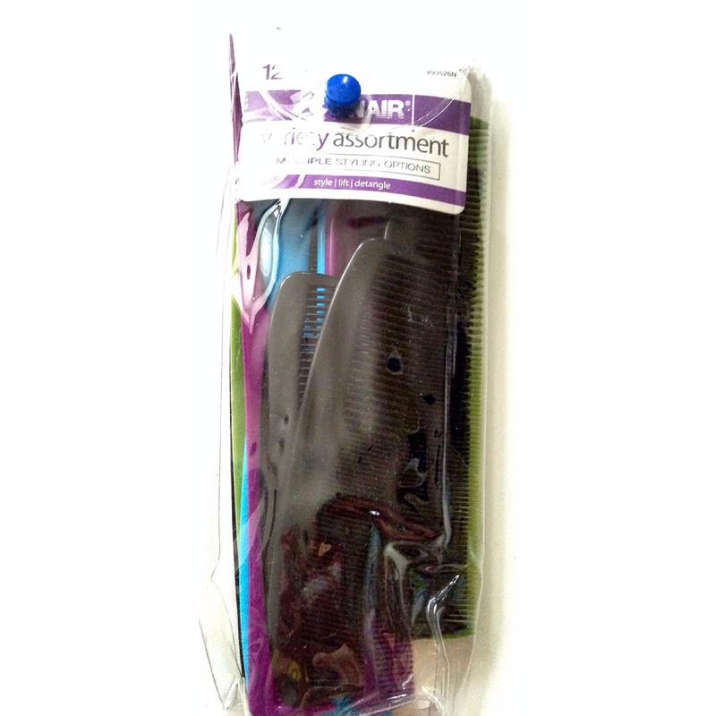 Conair Assorted Vinyl Comb, 2 Pound