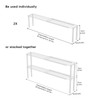 WOCHUANGSI Expandable Window Shelf for Plants Kitchen Sink Organizer Stackable