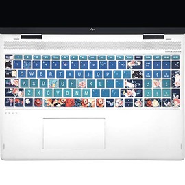 Keyboard Cover for HP Envy x360 15.6''Series /2020 2019 HP Pavilion 15/ HP Pavilion x360 15.6” Series/HP Envy 17 17.3" Series/HP Laptop 15t 17t 17-ca0011nr 17-by0040nr,Rose