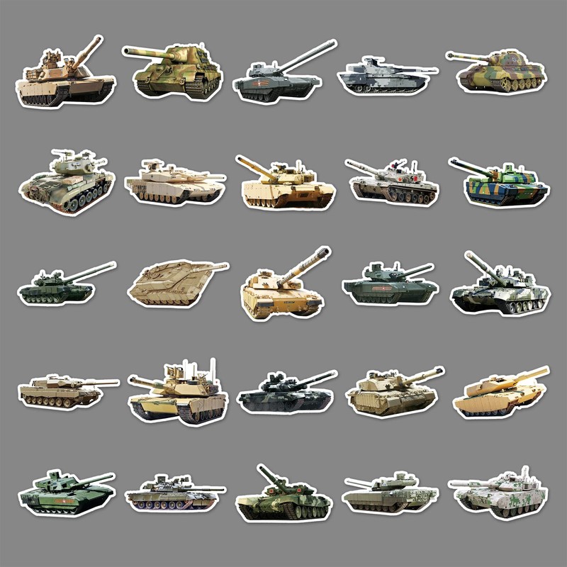 AUCEKO Pack of 50 Train Stickers Pack Train Sticker Set