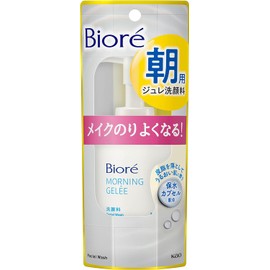  Biore Morning Gelee Facial Cleanser, Aqua Floral Scent, 3.4 fl oz (100 ml) (x1)