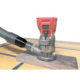 Hose Adapter for DeWalt & Milwaukee Trim Routers - DCW600B, DWP611, 2723-20 - Made in USA (D36/32 Hose)