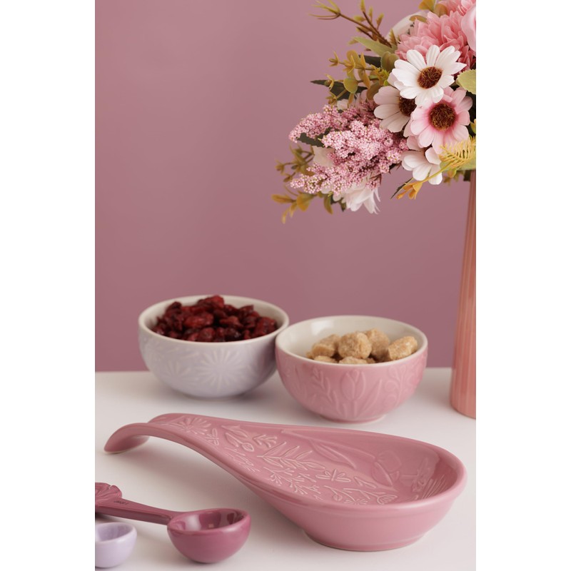 Mason Cash in The Meadow Spoon Rest Embossed Floral Design,