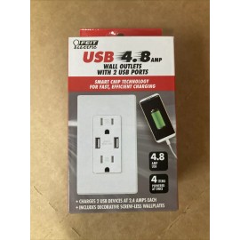 Feit Electric Wall Outlets with USB Ports 4.8 Amp