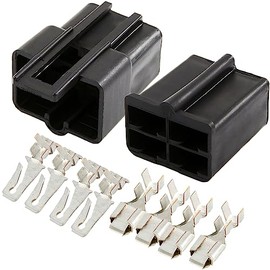 4-PIN Metri-Pack 56 Series 4-Conductor Connector Male and Female Terminal w/12-10 AWG
