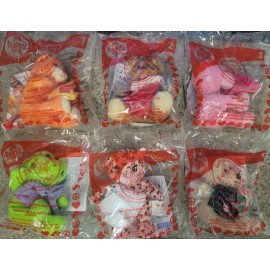 McDonald's 2009 McDonald's Happy Meal Toys Teddy Build-A-Bear Workshop Complete Set Of 6