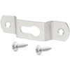 30 PCS Picture Hanging Plate,Keyhole Hangers with Screws,Pegs for Photo