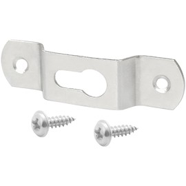 30 PCS Picture Hanging Plate,Keyhole Hangers with Screws,Pegs for Photo Frames (Silver)