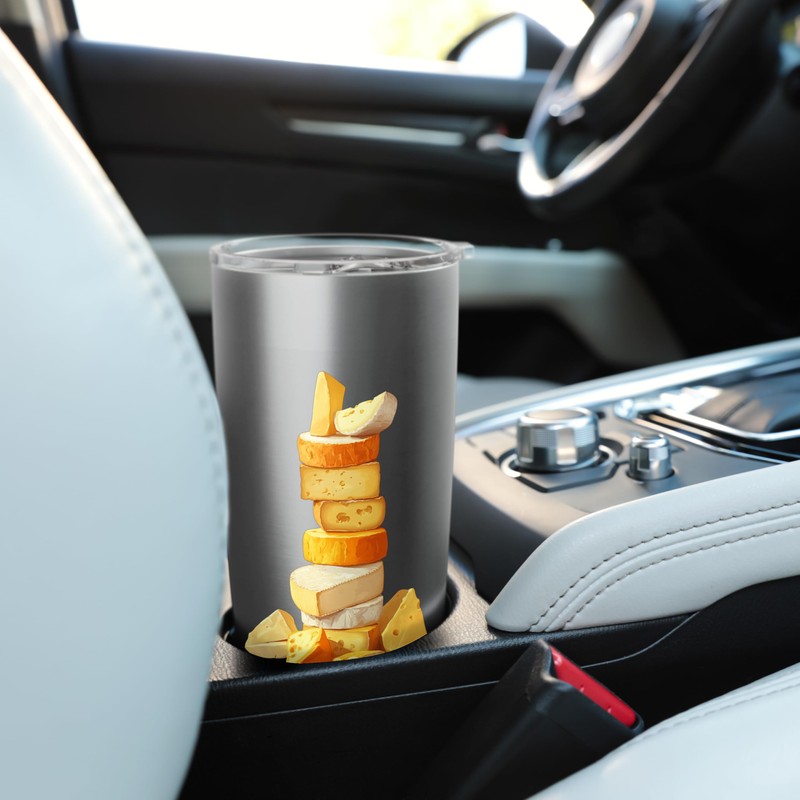 Gourmet Cheese Art for Food Lovers and Enthusiasts Stainless Steel