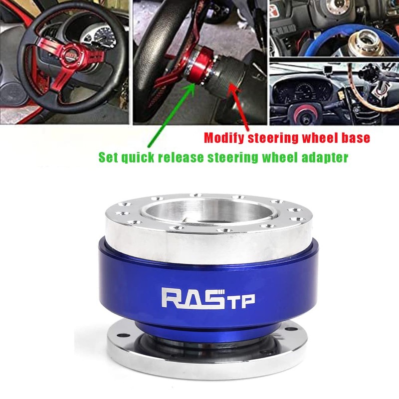 MUGE RACING Steering Wheel Quick Release, Steering Wheel Hub Adapter