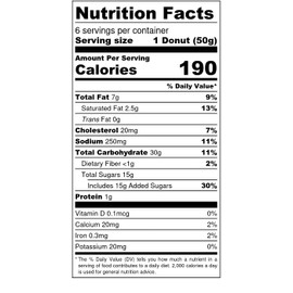 Katz Gluten Free Pumpkin Spice Glazed Donuts | Dairy Free, Nut Free, Soy Free, Gluten Free | Kosher (1 Pack of 6 Donuts, 10.5 Ounce)