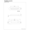 Kingston Brass TC4020 Made to Match Bathtub Overflow Hole Cover,