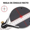 Regla De Ángulo,Escuadra De Combinacion,Acero Inoxidable,12 Pulgadas y 30cm,Ajustable Escuadra
