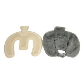 Neck shoulder U-type M-type thermal water bag Winter cold protection hand warmer compress pack Heated M type gray