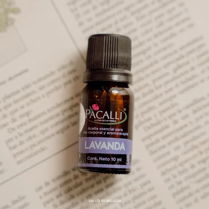 Aceite Esencial de Lavanda Pacalli 100% Puro Apto Difusor 10