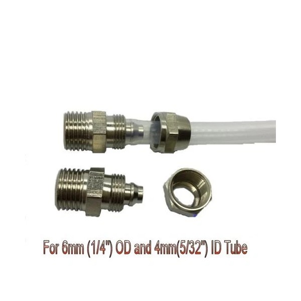 DYNAPEX Pneumatic Air Quick Connector Fitting Pipe 1/4" BSPP to