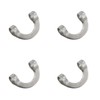 Dr.Fish 100 Pack Folded Clevises for Fishing Spinner Making, Lure