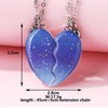 2PCS Collane Notte Stellata Magnetiche Uniche BFF, Collane a Catena
