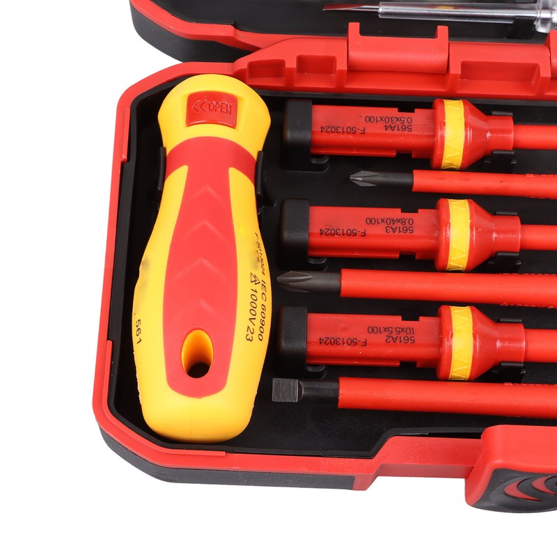 Premium Insulated Screwdrivers Set Insulated Professional Electricians Slotted Crossed Screwdriver
