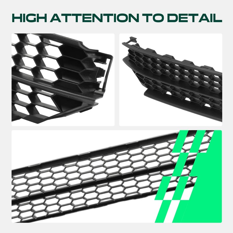 YHTAUTO Front Lower Bumper Grille Fits Volkswagen Passat 2012 2013