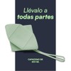 Termo Plegable de Silicona 600 ml, Botella Portátil Antiderrames para