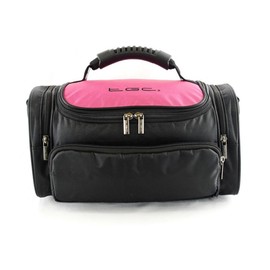 TGC ® Large Camera Case for Canon EOS 2000D, Rebel T7 Plus Accessories (Hot Pink & Black)