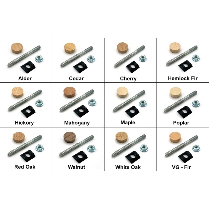 Stair Handrail Bolt Kit - Includes Rail Bolts (3 1/2"