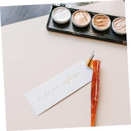 Operitacx 1set Handle Calligraphy Dip Pen Replacement Nibs for Students Antique Style Writing Tool for Calligraphy Practice and Creative Art