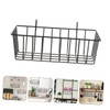 Zerodeko 2Pcs Wall Mount Hanging Wire Baskets for Kitchen Bathroom