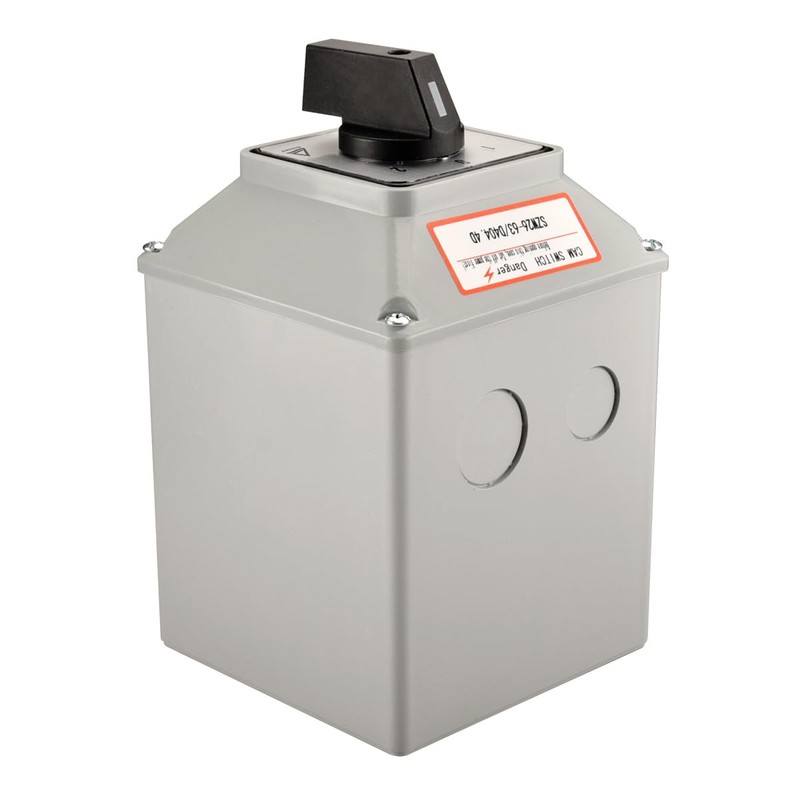 Heschen Universal Rotary Toggle Switch SZW26-63/D404.4D 660V 63A ON-Off-ON, 3