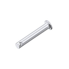 sourcing map Clevis Fork Bolts Single Hole Flat Head Galvanised Solid Steel 5 mm x 35 mm Pack of 20
