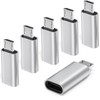 Vanjua 6 Pack Micro USB to USB C Adapter, Data