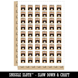 Indoor Cat in Window Temporary Tattoo Water Resistant Fake Body Art Set Collection - 54 1" Tattoos (1 Sheet)