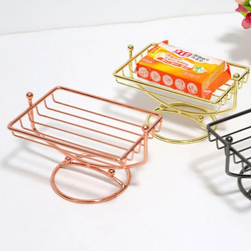 ARFUKA Soap Dish Stainless Steel Soap Basket Soap Saver Soap