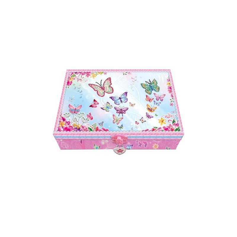 Box with accessories Butterflies, stickers 176BG