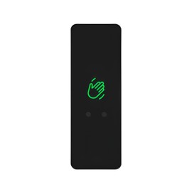 Waterproof Infrared Sensor Exit Button DC 12V 24V Wall Surface Mount IR Door Release Touch-Free Switch No Touch Exit Button with LED Light Indicator for Door Access Control Black