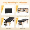 BestMassage Massage Bed Portable Massage Table 24 inch Wide Lash