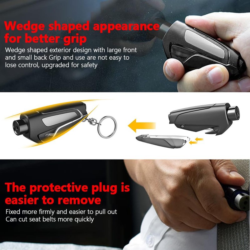 FFWTPY Seat Belt Cutter Car Tools Safety Hammer Window Breaker
