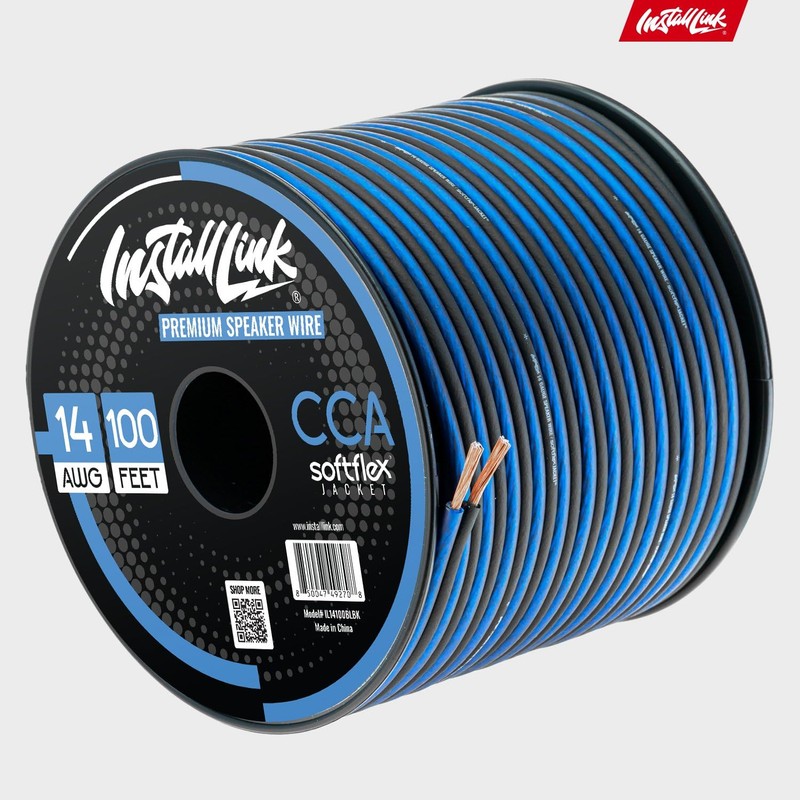 Install Link 14 Gauge Speaker Wire for Car, Home or