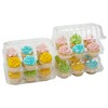 Decony Cupcake Boxes 6 Count [ MADE IN USA ]-