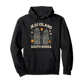 Jeju Island Fun Stone Statues, South Korea Dol Hareubang Pullover Hoodie