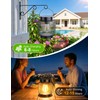 KOOPER Metal Solar Lanterns Outdoor Waterproof, 2 Pack Brighter Hanging