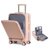 Somago Carry on Luggage Front Open 22x14x9 Airline Approved Lightweight