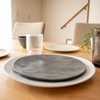 Abode Homewares Design DN22910571 Desert Wood Flat Platter, Dinner Platter,