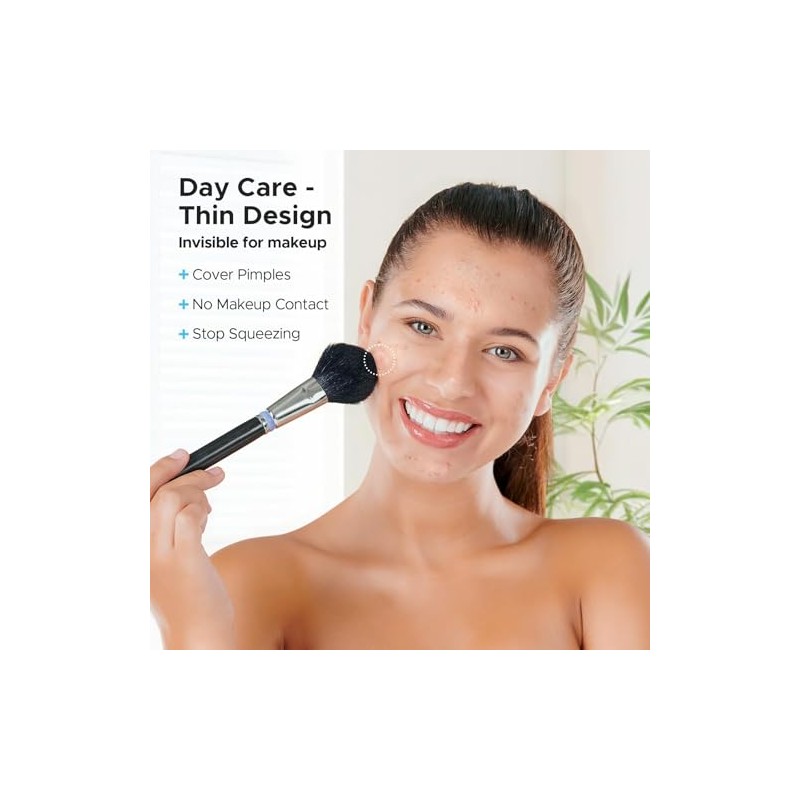 LitBear Hydrocolloid Acne Patches - 5 Sizes for Day &