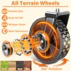 Wagons Carts Foldable,360lbs Collapsible Wagon with Wheels, Lightweight Foldable Wagon