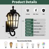 Kainozoic Outdoor Wall Light Fixtures Waterproof Porch Lights Anti-Rust Matte