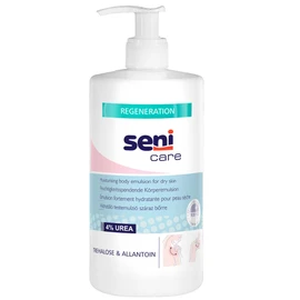 Seni Care Moisturising Body Emulsion for Dry Skin with 4% Urea, 500 ml Pump Bottle (PZN: 9108621)